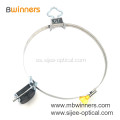 Ftth Cable Soporte de poste de material de acero inoxidable